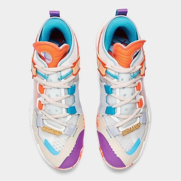 Jordan Why Not .5 Men's Basketball Sneakers Shoes DC3637 158 SAIL/PURPLE Multi - Picture 4 of 6